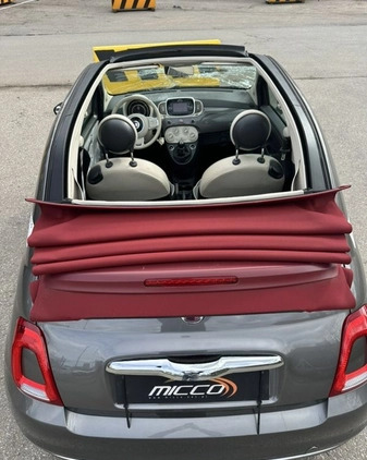 Fiat 500 cena 24900 przebieg: 41900, rok produkcji 2017 z Jelenia Góra małe 301